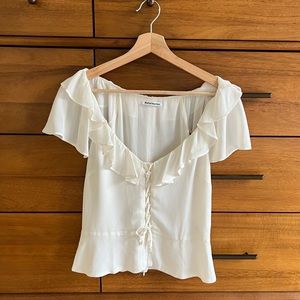 Reformation Fleur top